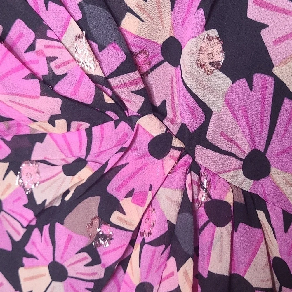 New Kate Spade Wallflower Chiffon Midi Dress
